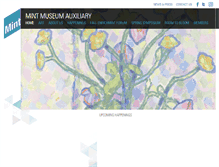 Tablet Screenshot of mintmuseumauxiliary.org